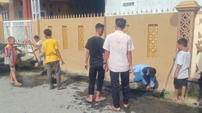 Berikut Bentuk Antusias Masyarakat Desa Bakaran Batu Dalam Menyambut Kepala Desa yang Baru