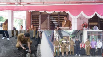 Wawali Hengky Honandandar Hadiri Peletakan Batu Pertama Dan Penyerahan Bantuan BSPS