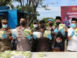 Shabu Senilai 29 M Akhirnya Dimusnahkan