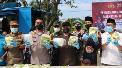 Shabu Senilai 29 M Akhirnya Dimusnahkan