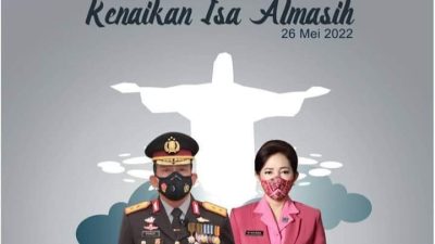 Kapolda Sumut Beserta Staf Dan Bhanyangkari Mengucapkan Selamat Memperingati Kenaikan Isa Almasih
