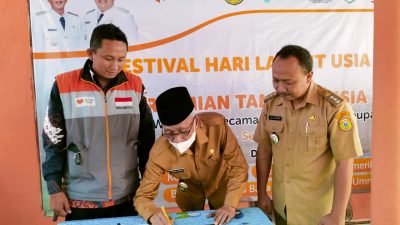Hari Festival Lanjut Usia Nasional Di Grujugan Turut Dimeriahkan Oleh Bupati Bondowoso
