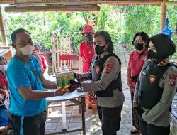 Bakti Sosial Tim Srikandi Presisi Polresta Denpasar Sambangi Kelompok Tani Agro Pertiwi