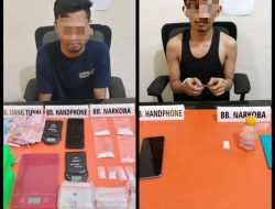 Tim Ojoloyo Polres Kampar Tangkap Dua Pelaku Narkoba Antar Kabupaten