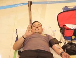 Sambut Hari Bhayangkara ke-76 Tahun 2022 Polres Baubau Gelar Donor Darah