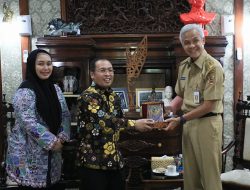 Jauh-jauh dari Bengkulu, Bupati Mukomuko Temui Ganjar Pranowo Ajak Kerjasama Industri Ekraf