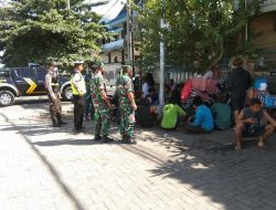 Pastikan Situasi Kamtibmas Di Pelabuhan Benoa Tetap Terjaga Personil Polsek Benoa Dan Inkait Kolaborasi