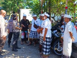 Kunjungi Warga Banjar Kelan Kapolsek Kuta Jalin Silaturahmi Berikan Imbauan Kamtibmas Program Si Sabar