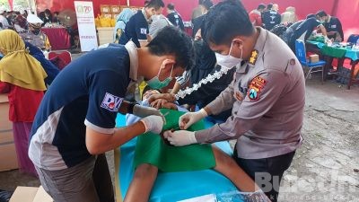 Lagi-lagi Polres Bondowoso Genjot Kegiatan Sosial Dalam Rangka HUT Bhayangkara Ke-76