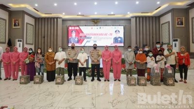Dalam Rangka Menyambut HUT Bhayangkara ke 76, Polda Jatim Gelar Bakti Sosial