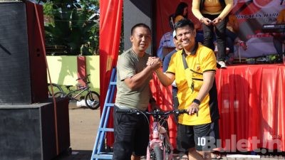 Funbike Semarak Bhayangkara Polres Sukabumi, Banjir Hadiah