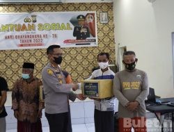 Bansos Dari Polres Bondowoso Silih Berganti Untuk Masyarakat Kurang Mampu