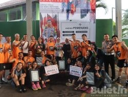 Wow..Ketua Bhayangkari Cabang Sukabumi, Bawa Polres Sukabumi juara Basket Kapolres Cup