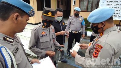 Propam Polres Sukabumi Tegakan Disiplin Anggota