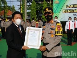 Lembaga Kajian Strategi Polri, Anugrahi Piagam Penghargaan Atas Kinerja Kapolres Sukabumi