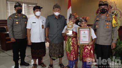 Dukung Pelestarian Budaya, Polresta Denpasar Gelar Lomba Utsawa Dharma Gita