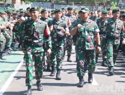 Asops Kasad melaksanakan Riksiapops di Yonif Raider 514/SY/9/2 Kostrad, Bondowoso, Kamis 30 Juni 2022.
