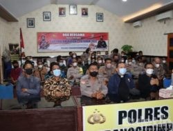 Peringati HUT Bhayangkara Ke-76, Polres Padangsidimpuan Gelar Doa Bersama