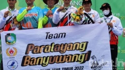 Prestasi Gemilang Dari Atlit Paralayang Sumbangkan Medali Untuk Banyuwangi