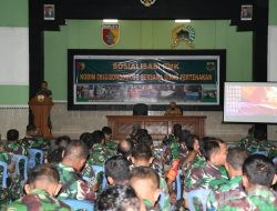 Cegah PMK, Prajurit Kodim 0822 Bondowoso Terima Sosialisasi