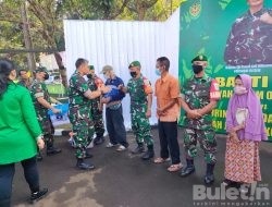 Pangdam III/Siliwangi Bagikan Sembako di Wilayah Kodim 0607/ Kota Sukabumi