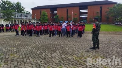Siswa SMK N 2 Tegalsari Terima Materi PBB Dari Anggota Posramil