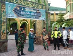 Pastikan Sholat Idul Adha Berjalan Aman dan Lancar, Polres Bondowoso Tempatkan Personil di beberapa Titik.