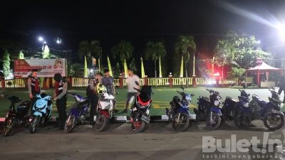 Target Geng Motor, Polisi Bubarkan Tongkrongan Remaja dan Amankan Motor Knalpot Bising