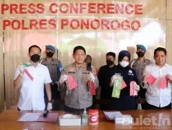 Polisi Berhasil Menangkap Tersangka Pencurian Spesialis Alat Pertanian di Ponorogo