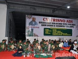 Dandim 0822 Bondowoso Bersholawat Bersama Anak Yatim, Guru Ngaji, Dan Kaum Dhuafa