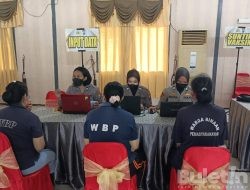 Kejar Target Vaksin Booster,Polresta Malang Kota Gelar Vaksinasi di Lapas