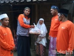 Sambangi Rumah Para Dhuafa, Rumah Zakat Salurkan Sedekah Pangan di Desa Wonosari