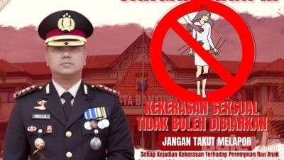 Mantap! Polresta Banyuwangi Buka Hotline Laporan Kekerasan Seksual