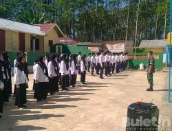 Babinsa 0822/05 Wringin Berikan Wasbang bagi Pelajar MA Zainul Bahar