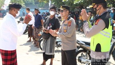 Kapolresta Denpasar Hadiri Festival Layangan Bali 2022 Di Pantai Mertasari
