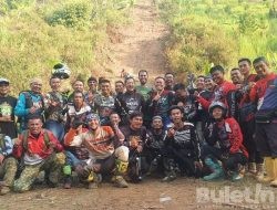 Danyonif Raider 514/SY Jalin Silahturahmi Dengan Komunitas Trail Bondowoso