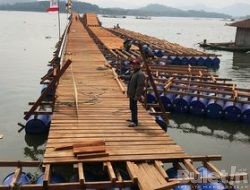 Jembatan Apung Terpanjang di Indonesia Bakal Ada Dikabupaten Cianjur