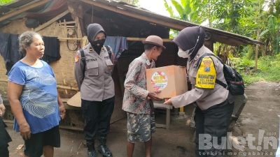 Polwan Blusukan ke Kampung-kampung Gelar Baksos