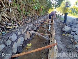 Proyek Siluman Desa Sumberpakem Banyuwangi Diduga Pekerjaan Asal-asalan