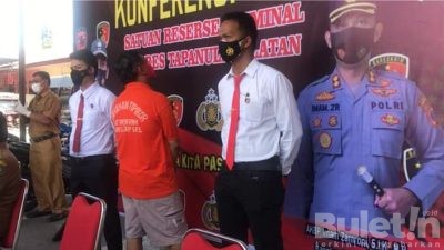 Disinyalir Korupsi DD,Polisi Tahan Mantan Ketua APDESI Tapsel