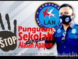Ketua LAN Banyuwangi : Permendikbud Nomor 44 tahun 2012/Permendikbud No 6 Tahun 2021, Laporkan Pungutan Liar di Sekolah