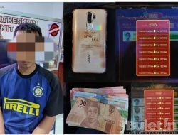 Penjual Chips High Domino di Bondowoso Diringkus Polisi