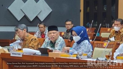Komisi III DPR Apresiasi Reformulasi RKUHP Dewan Pers