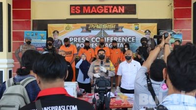 Pembobol Kotak Amal Masjid Berhasil Ditangkap Oleh Satuan Reskrim Polres Magetan