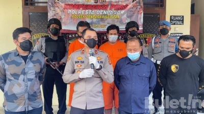 Polsek Denpasar Selatan Amankan Dua Pengepul Judi Togel