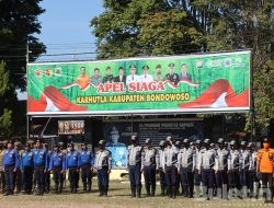 Polres Bondowoso Adakan Apel Siaga Karhutla