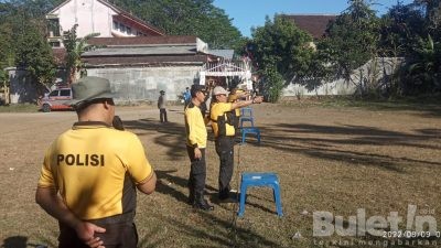 Polres Bondowoso Mengasah Kemampuan Menembak Senjata Laras Panjang dan Pendek