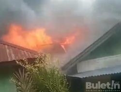 Sejumlah Rumah Dilahap Sijago Merah di Kelurahan Aek Tampang Padang Sidempuan