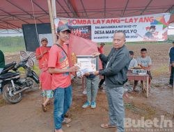 Kopama Gelar Lomba Layang-layang di Desa Margomulyo Glenmore