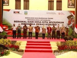 Ketua KPK RI bersama Forkopimda Jatim Membuka Sosialisasi dan Bimbingan Teknis Program Desa Anti Korupsi